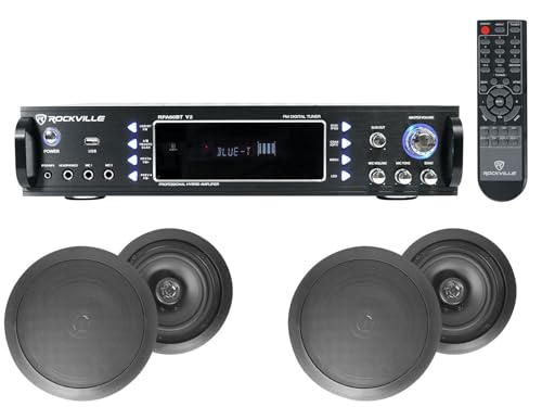 Rockville Audiosavings Bundle: (4) Pair HC655 Black 6.5