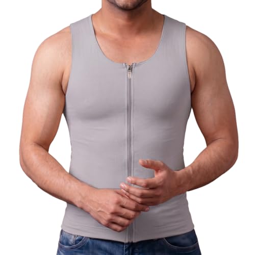 Image of dermawear Men Zenrik-G Gynaecomastia Shapewear Vest for Chest and Abdomen