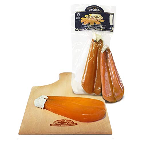 Smeralda Italian Whole Bottarga Grey Mullet Roe from Sardinia 5 Ounce -  Pack of 3