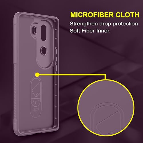 Image of amazon basics Back Case Cover for Vivo V40e 5G | Compatible for Vivo V40e 5G Back Case Cover | Liquid Silicon Magic Case for Vivo V40e 5G with Camera Protection | Lavender