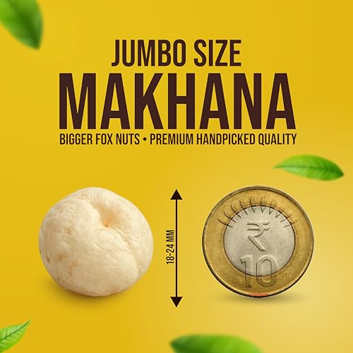 Image of FARM PURE Premium Phool Makhana | Fox Nuts 200g x 1 Pack | Crunchy Roasted Lotus Seeds | Gluten-Free, Low-Calorie, Healthy Snacking, Fasting | Farm Fresh & Preservative-Free I Makhana for Prasadam
