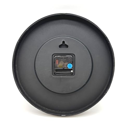 Reloj de Pared Analógico Silencioso 12 Pulgadas Negro miniatura 3