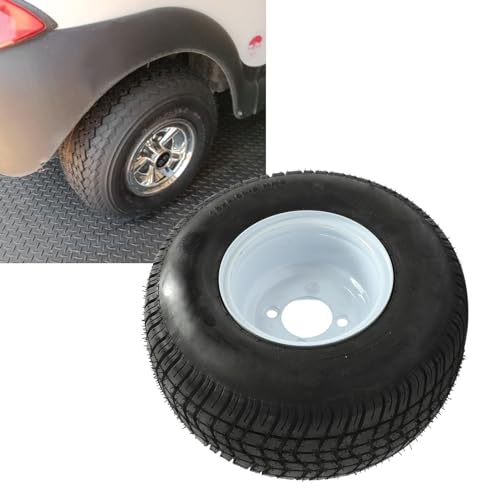 18x8.50‑8 Pneumatici per Carrello da Golf Gomma per Migliore Maneggevolezza Sostituzione del Gruppo Ruota e Pneumatico per Carrello da Golf per Carrello da Golf E‑Z‑GO,