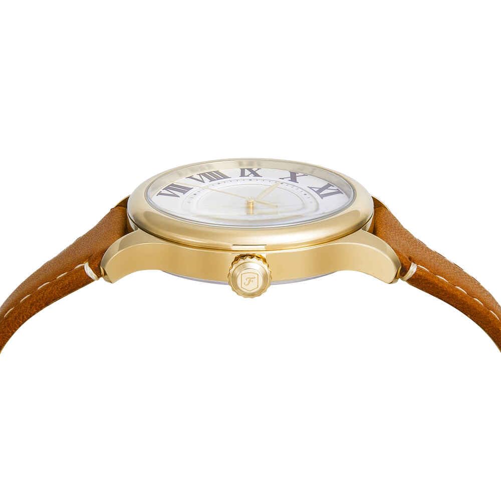 FOSSIL Gilmore Uhr für Damen, Quarz DREI Zeiger Datumswerk mit Edelstahl oder Lederarmband