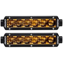 الصناعات الصلبة SR-Series DOT / SAE J583 6 بوصة اختيار أصفر LED الضباب زوج للسيارات
