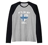 Photo Gallery bandiera finlandese - it s in my dna finland flag maglia con maniche raglan Photo Gallery bandiera finlandese - it s in my dna finland flag maglia con maniche raglan