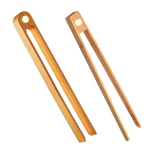 Tenacillas Para Servir Alimentos | Tenacillas Grrilla Imán Corsa Pan | 2 Piezas Pinzas Barbacoa Cocina Cocina Carne Pastas Postres Ensalada Cocina Utensilios de Cocina