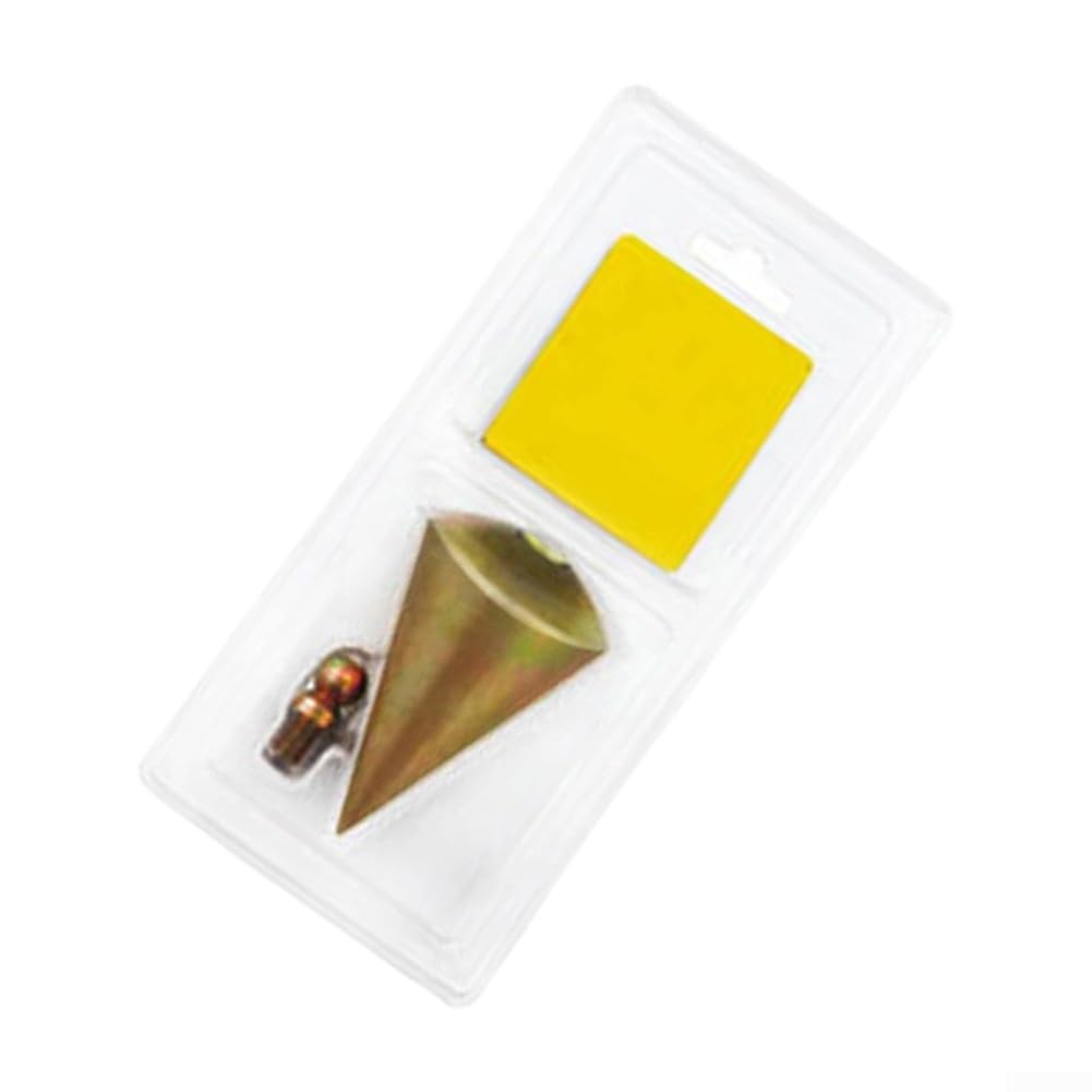 Plumb Bob - Martillo de peso esférico galvanizado de acero 45#, herramienta de construcción de medición de nivel vertical