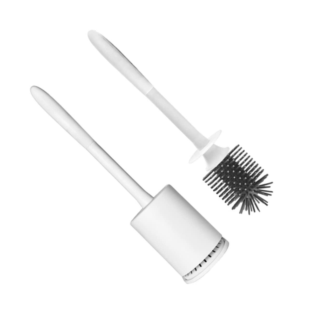 Brosse WC design avec support suspendu, l'accessoire haut de gamme pour vos toilettes