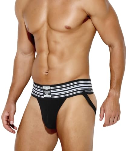 Casey Kevin Suspensorio Hombre Jockstrap Sexy Tanga Slips Transpirable Deportivo Ropa Interior Tanga...
