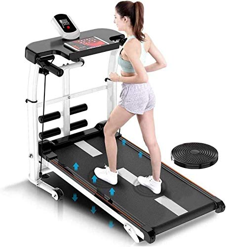 Caminadora plegable 4 en 1 mecánica para fitness portátil