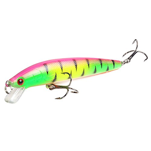 Lot De 10 Leurres De Pêche : Crankbait, Swimbait, Leurres De Surface - Eau Douce Et Mer - Neuf