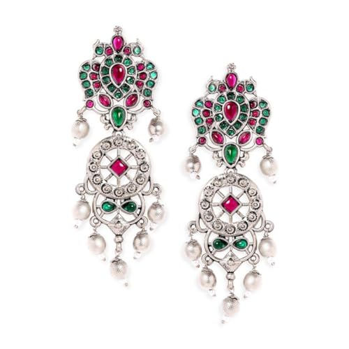 See full amazon price history chart for Rubans Silver Plated Oxidised Geometric Drop Earrings Rubans Silver Plated Oxidised Geometric Drop Earrings (B0D6RGB46L) Amazon Price History, Amazon Price Tracker