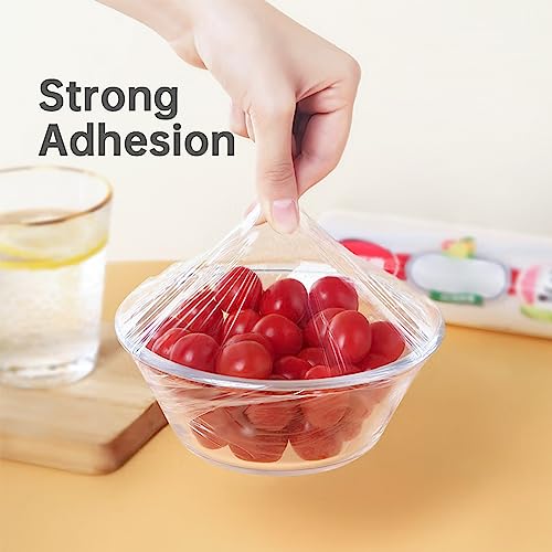Plastic Food Wrap 12 Inch x 328 Square Foot Cling Film, Microwave Safe, BPA-Free（Pack of 2）cling wrap，press and seal wrap，plastic wrap for food，plastic wrap roll - Thumbnail 5