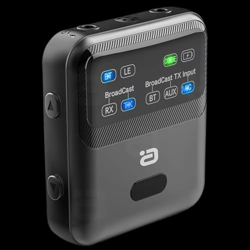 Adaptador de audio Bluetooth 5.4 LE ideal para transmisiones simultáneas en salas 7