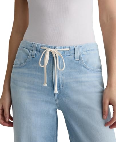 AG Adriano Goldschmied Women's Stella High Rise Wide Leg Palazzo Jean3