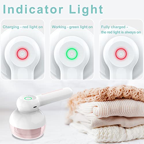 Lint Remover, Fabric Shaver Electric Bobble Remover For Clothes, Usb Charging Fluff Remover Sweater Shaver With 2 Replacement Heads For Clothes Fabric #TOP4