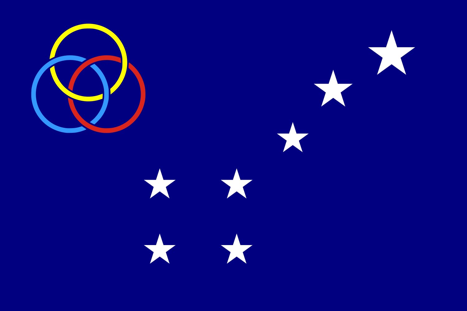 Drapeau Large Caodaist Youth Union emblème grand format Cờ Đại
