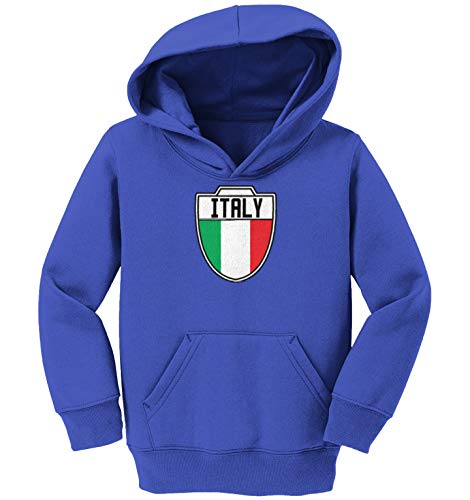 Italy - Country Soccer Crest Toddler/Youth Fleece Hoodie