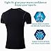 SPVISE Black Compression Shirt Men Short Sleeve Cool Dry Athletic Workout Shirts Sports Baselayer Undershirts Gym Shirt Tops