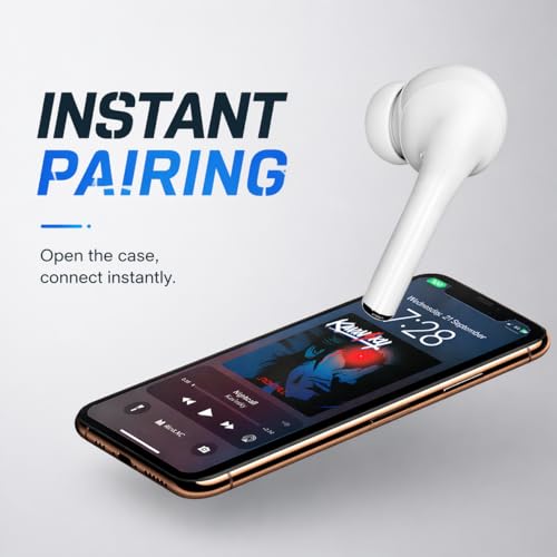 Image of Wireless Earbuds Pro 3, Bluetooth 5.3 Noise Cancelling Ear buds with ANC,Immersive Stereo Sound,ENC Clear Calls,30H Playtime,IPX5 Waterproof,Touch Control,In-Ear Headphones for iPhone / Android (white)