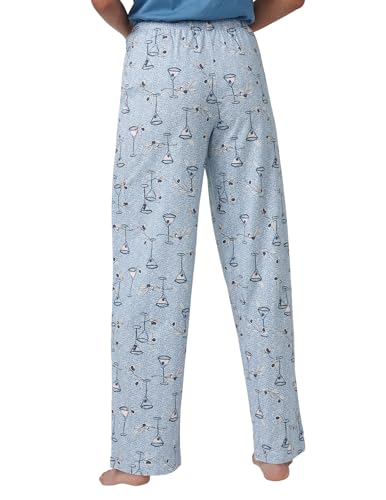 Image of HUE Women's Sleep and Lounge Pajama Separates, Late Summer & Fall Collection, Bright White Martini - Sleep Pant, X-Large