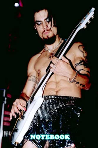 Notebook : Dave Navarro Red Hot Chili Peppers Notebook Lined