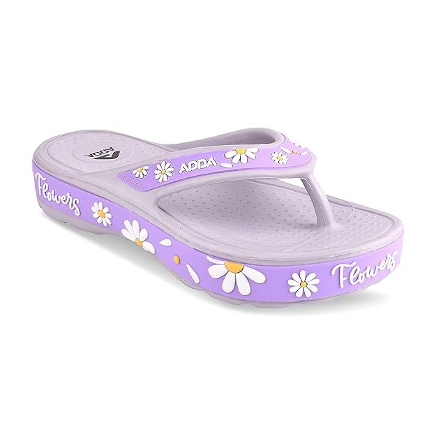 Image of ADDA MY TIME-2 || Durable & Comfortable || EVA Sole || Lightweight || Fashionable || Super Soft || Outdoor Slipper || Sliders for Women