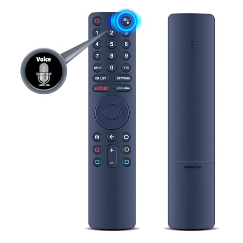 GOUYESHO XMRM-010 Mando a Distancia de Repuesto Controlado por Voz Compatible con Xiaomi MI TV 4S 4A Android Smart TV L65M5-5ASP L65M5-5SIN L32M5-5ASP L43M5-5ASP L55M5-5ASP L55MS-5A L55M6-6AEU L50M6