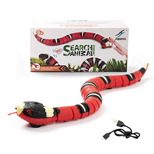 Amchsuri Electric Snake Toy, Smart Sensing Snake Cat Toy With Usb Rechargeable Snake Toy For Cats Snake Toy That Moves Snake Toy For Cat 40Cm #TOP1