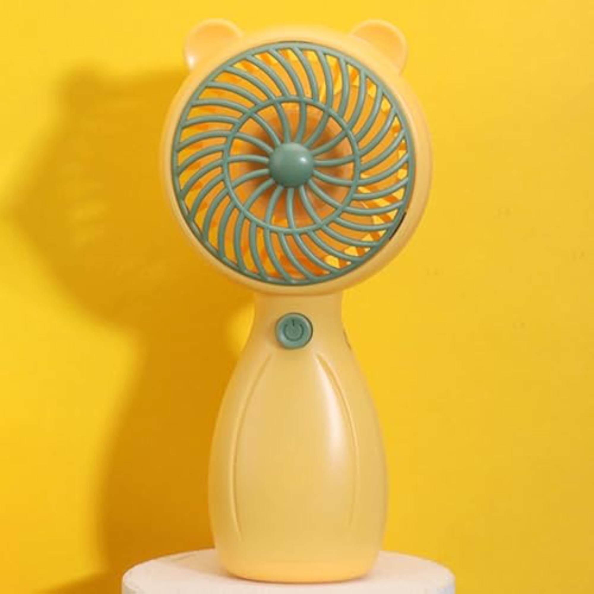 Portable Handheld Cartoon Fan for Camping & Outdoor Use