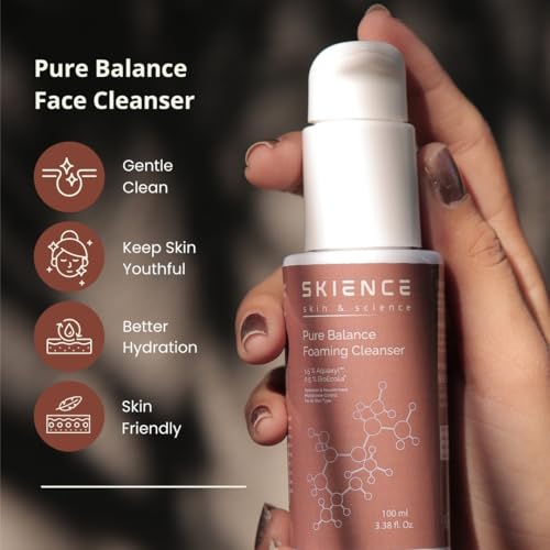 Image of Pure Balance Foaming Cleanser - Gentle Hydrating Face Wash for All Skin Types, Soothes Irritation, Protects Skin Microbiome, Non-Drying, Soft & Smooth Skin