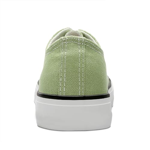 Image of Obtaom Unisex Canvas Shoes Low Top Fashion Sneakers Slip on Walking Shoe