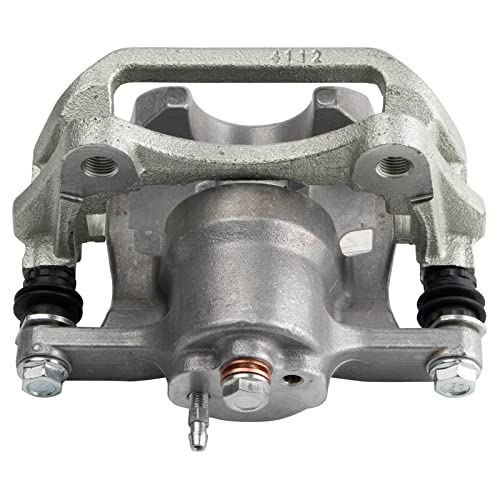 Image of TRQ Front and Rear Brake Caliper Set Zinc Coated Brackets Compatible with 2008-2011 Toyota Highlander