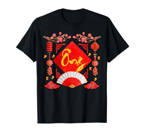 Vietnamese New Year Tet Decoration 2025 Vietnamese Grandpa T-Shirt