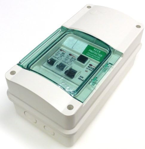 CGD Lewden 2 Way Garage/Consumer Unit E-Garage 63 Amp RCD + 6A/16A MCB 240 Volt by CGD Leewden