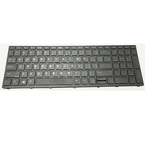 Clavier pour HP ProBook 455 G5 noir à touches réactives disposition US QWERTY