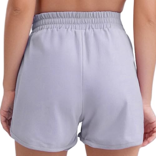 Jhaoyu Girls Multi-Sport Shorts Outfits Quick-Drying Elastic Waist Design in Solid Colors Running Yoga Beach Essential2