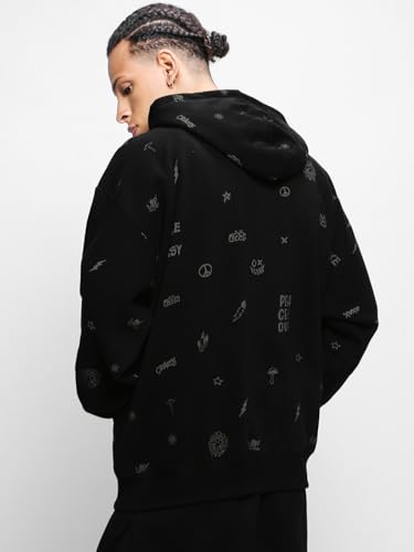 Image of Bewakoof Men Hooded Sweatshirt