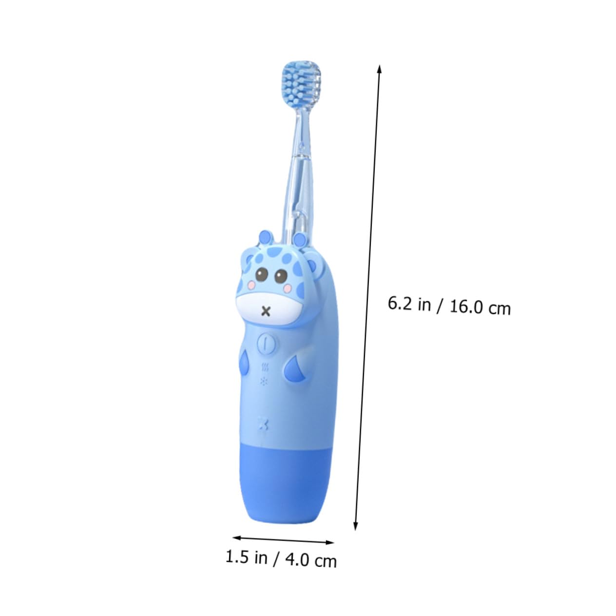 Cepillo de Dientes Eléctrico Infantil Sónico 1 Set Frecuencia Ajustable y Diseño, Adecuado para Cuidado Dental Seguro y Eficaz para Niños y Bebés