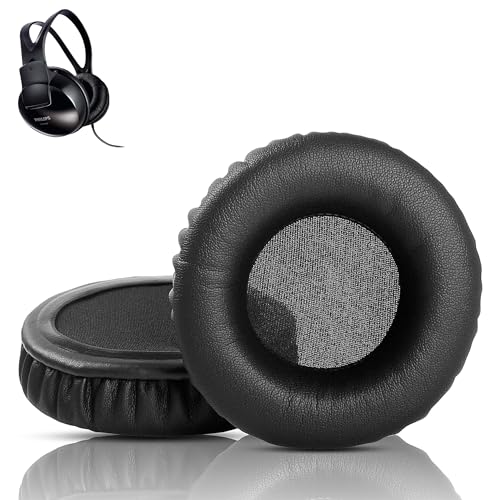 XRHTONG Cuscinetti di Ricambio Prime Compatibili con Philips SHP1900/SHM1900/SHL3300 Cuffie Auricolari Cuscino (Pelle Proteica/Schiuma di Memoria)