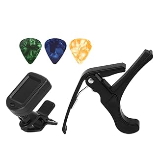 Guitar Tuner Set LED Display Guitar Clear Backlight Reading Accessoires Tuner Kit, pour Guitare ¨¦lectrique Acoustique… - Les Beatles, Paul McCartney, John Lennon, RIngo Starr, George Harrison