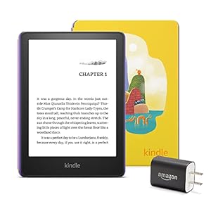 Kindle Paperwhite Kids Essentials Bundle Including Kindle Kids Device – (16 GB), Kids Cover – Robot Dreams , Power…
