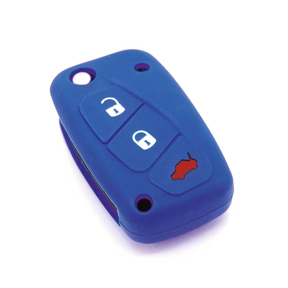 Cover Chiave Auto Custodia in Silicone Telecomando Compatibile con Alfa Romeo 3 Tasti Giulia