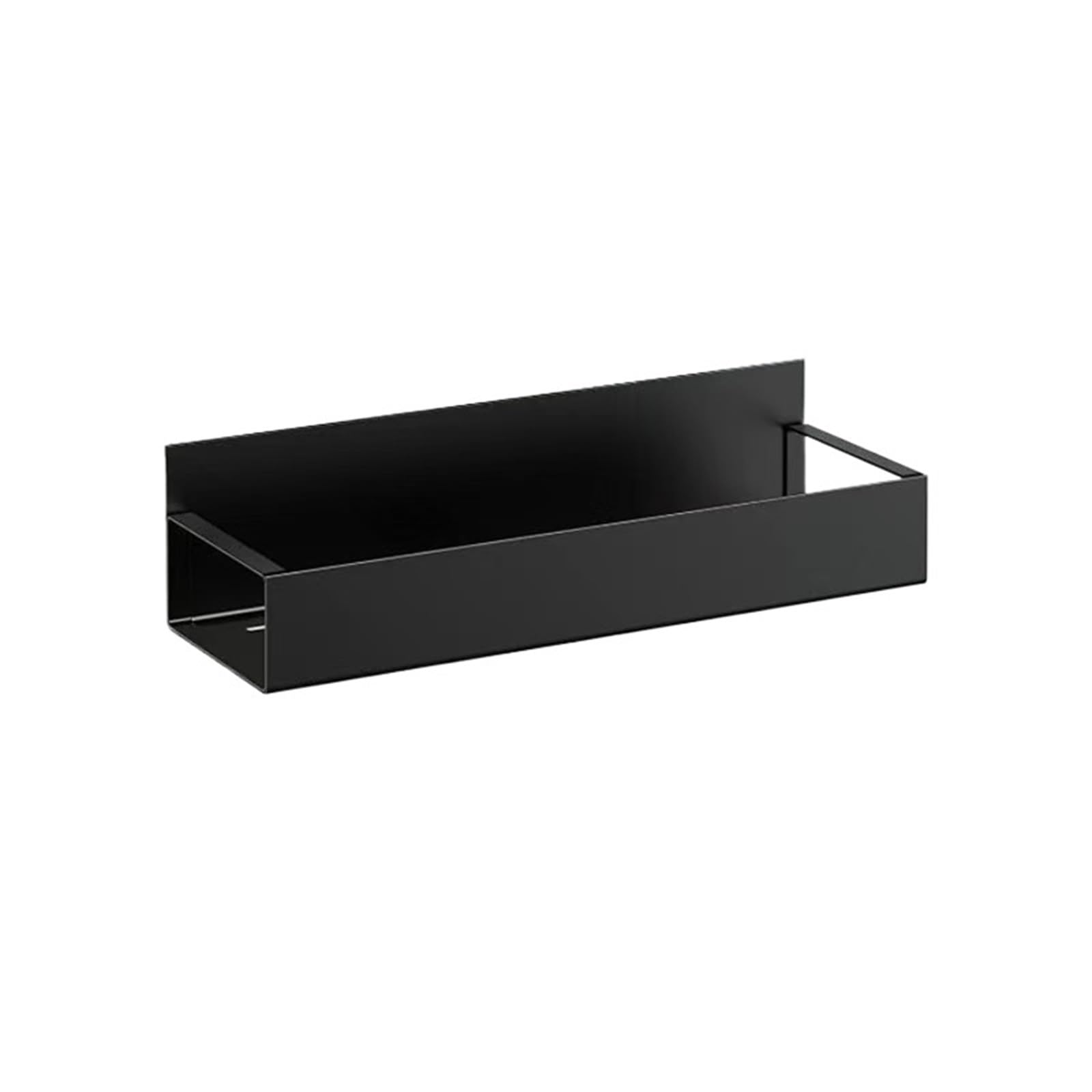 JTKSSCS Magnetic Shelf Strong Magnetic Storage Shelf Household Kitchen Refrigerator Washing Machine Side Hanging Rack Multifunctional(S black)