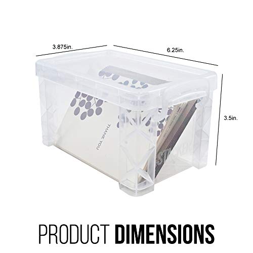 Advantus 40307 Super Stacker Storage Boxes, Holds 400 3 X 5 Cards thumb #2