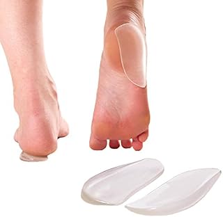 BraceAbility Medial & Lateral Heel Wedge Silicone Insoles (Pair) - Supination & Pronation
