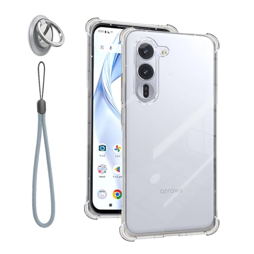 FCNT Arrows Alpha F-51F �p �P�[�X �J�o�[ �X�^���h�t�� YAJOJO �ϏՌ� TPU�o���p�[ ��ʃ����Y�ی� �����h�~ �S�ʕی�J�o�[ �g�уJ�o�[ ���ϖh�~ �w��h�~ �����₷�� �y�N���A�z