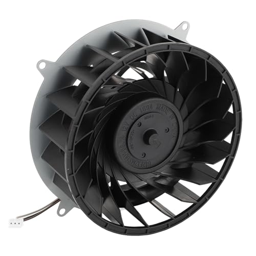 Ausla Ventilador de Enfriamiento Interno, Ventilador de Refrigeración de Reemplazo para Consola Slim 5 con Conector de 3 Pines 19 Aspas DC12V 1.69A 11541GS 12M WB 01