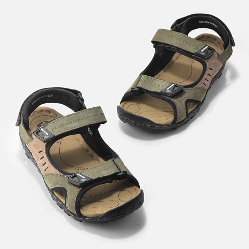 Image of Woodland MEN OLIVE GREEN MENS CASUAL SANDALS